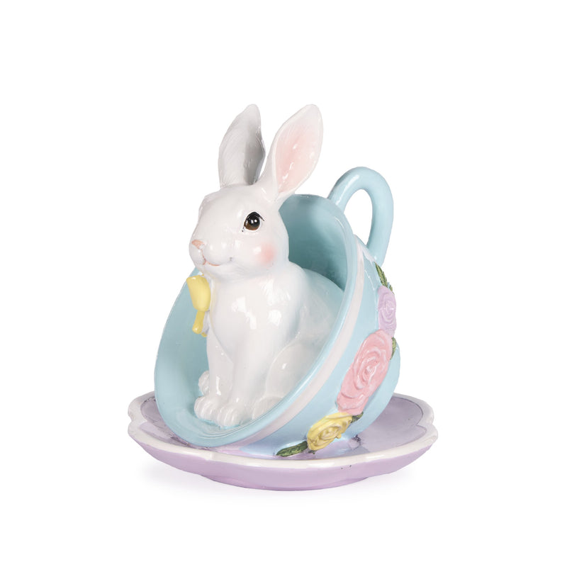 PASTEL BLUE BUNNY TEACUP EEX010