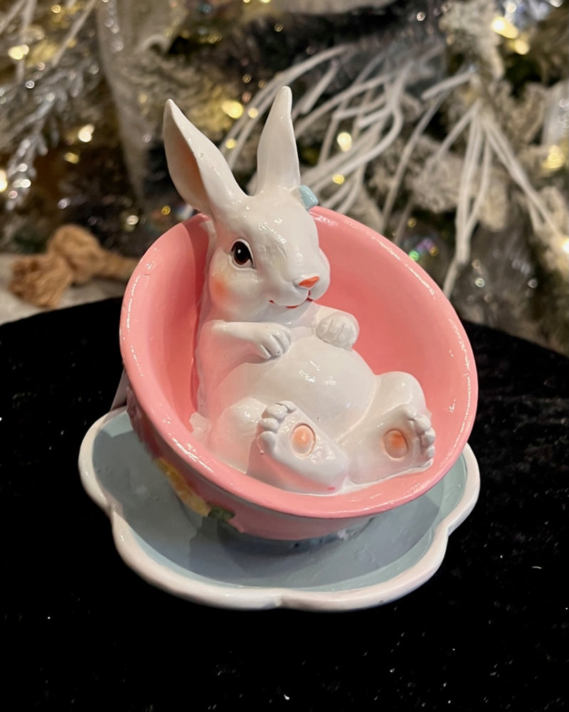 PASTEL PINK BUNNY TEACUP EEX011