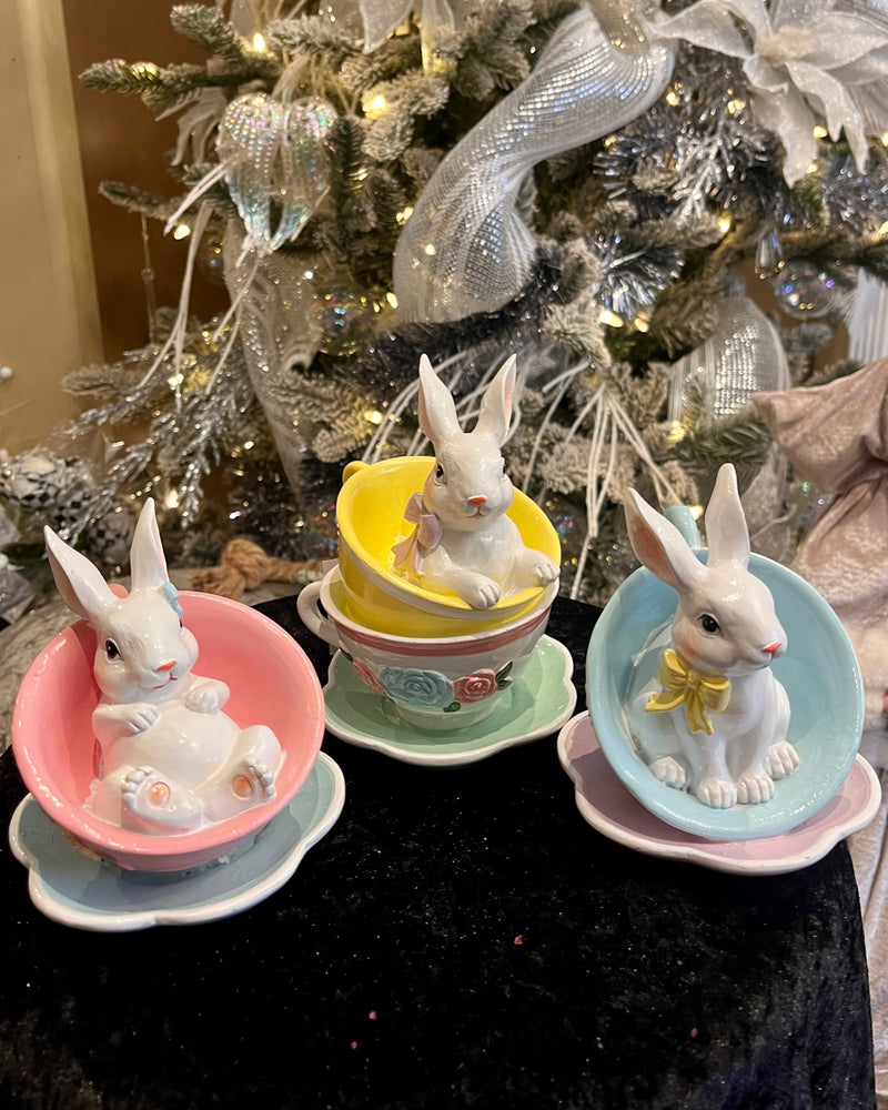 PASTEL PINK BUNNY TEACUP EEX011