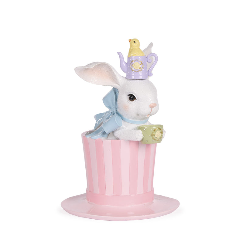 PASTEL BUNNY IN TOP HAT EEX013