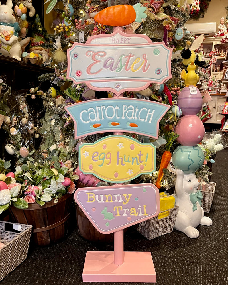 PASTEL HAPPY EASTER SIGN ESS015 (PICK UP IN STORE ONLY)