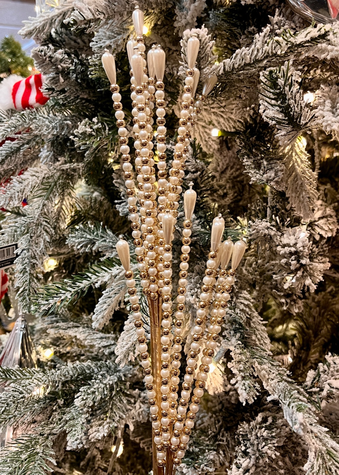 76 CM GOLD BEADED SPRAY EXK008