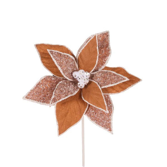 GINGERBREAD POINSETTIA ECJ083