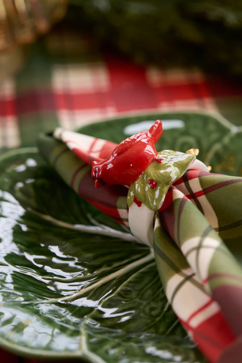 SET/4 TRADITIONAL TARTAN COTTON NAPKINS EXN028