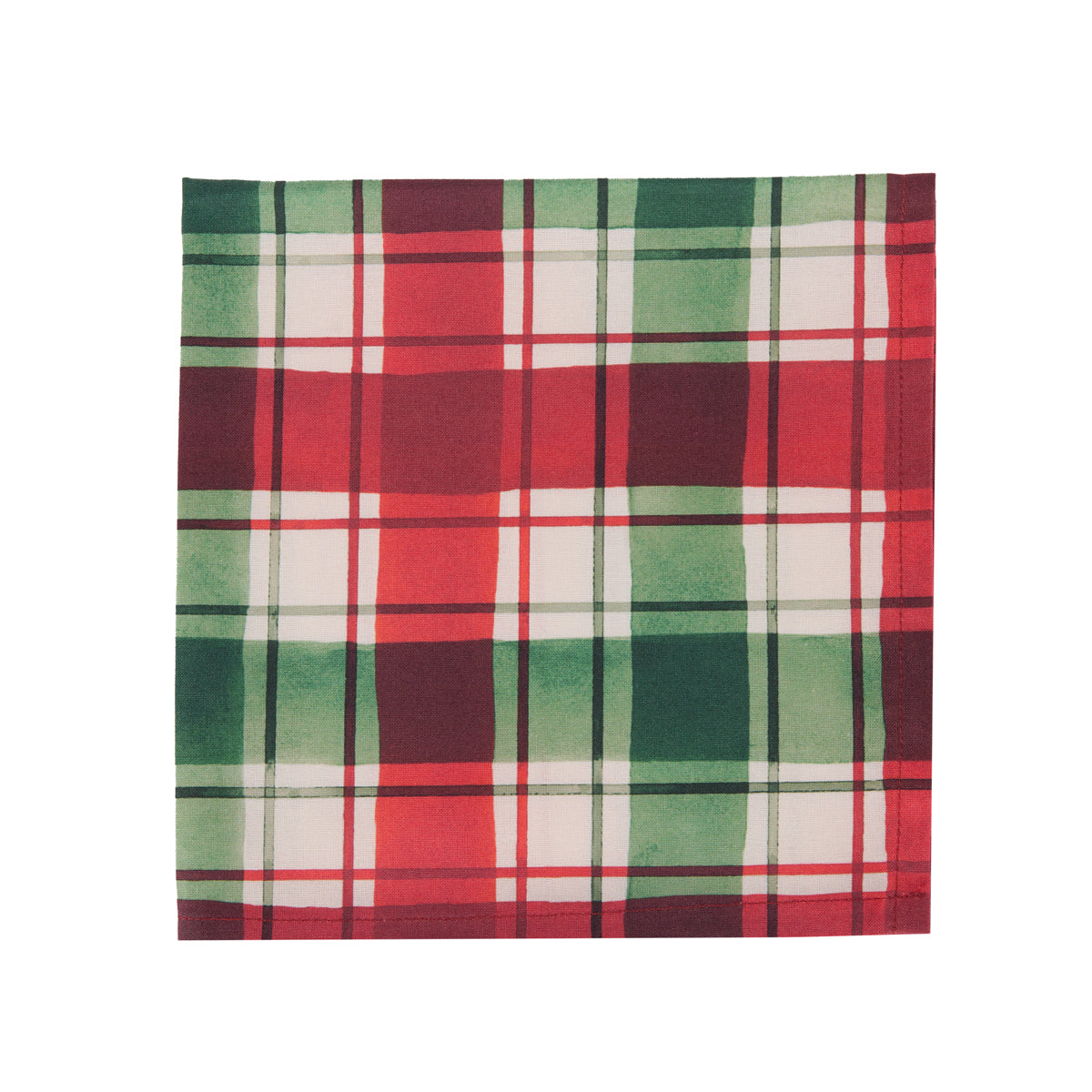 SET/4 TRADITIONAL TARTAN COTTON NAPKINS EXN028