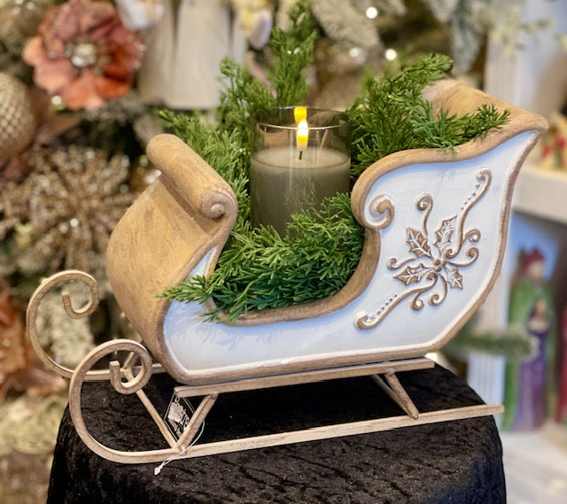 RUSTIC VANILLA SPICE SLEIGH EXX009 