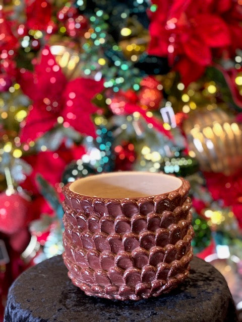 SMALL PINECONE PLANTER EXA009