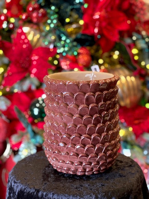 TALL PINECONE PLANTER EXA010