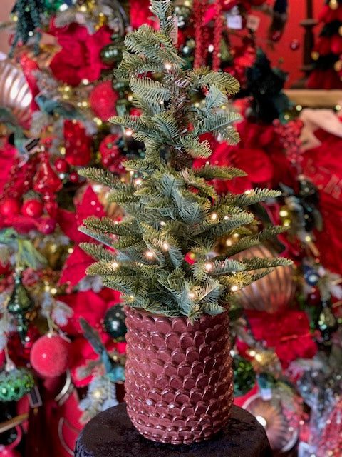 TALL PINECONE PLANTER EXA010