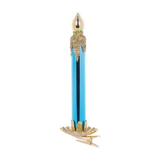 VINTAGE BLUE CLIP CANDLE ECI164