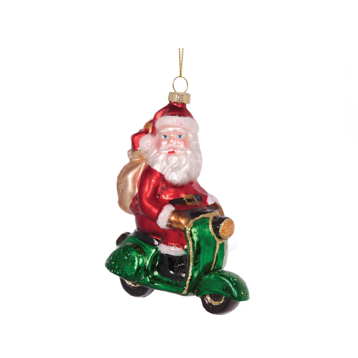 Retro Santa On Vespa EXM065