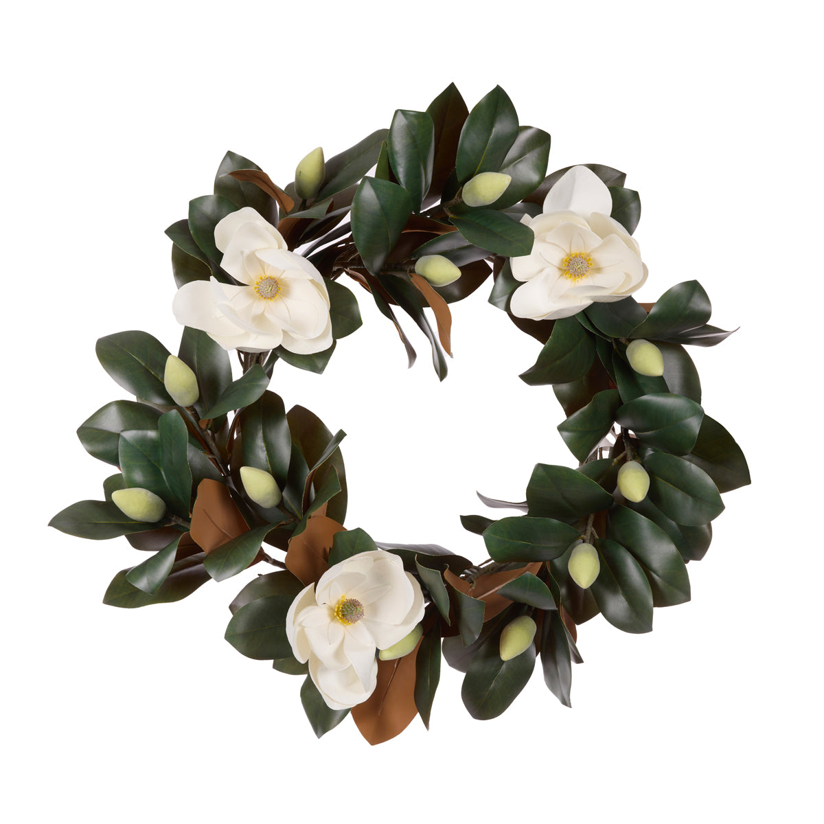 LUXE MAGNOLIA BLOOM WREATH FEB014