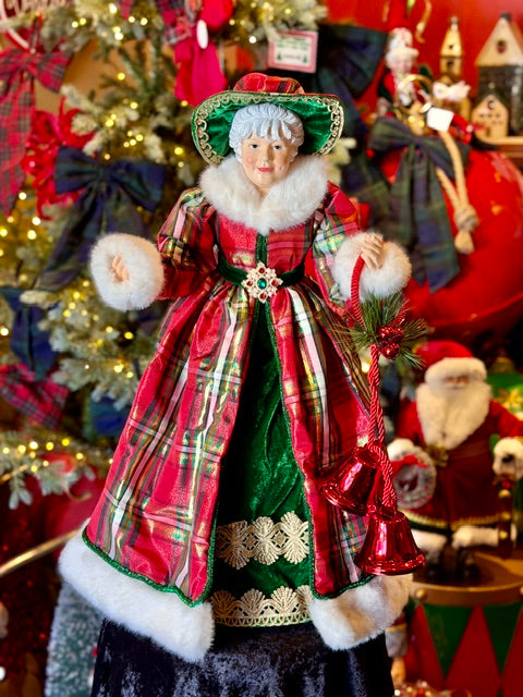 TRADITIONAL FABRIC MRS CLAUS FCA186