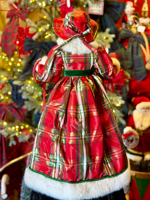 TRADITIONAL FABRIC MRS CLAUS FCA186