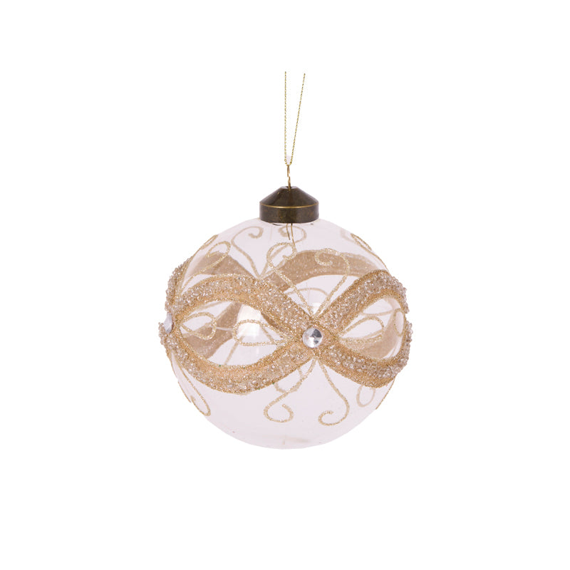 Gold Masquerade Bauble FCI314