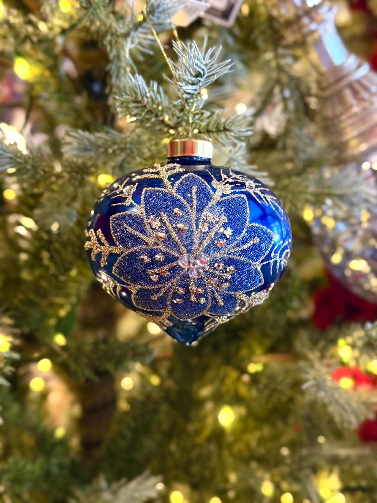 MIDNIGHT LOTUS ONION BAUBLE FCI358