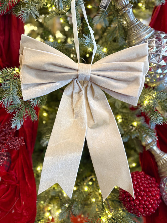 CLASSIC CHAMPAGNE BOW HANGING FCJ077