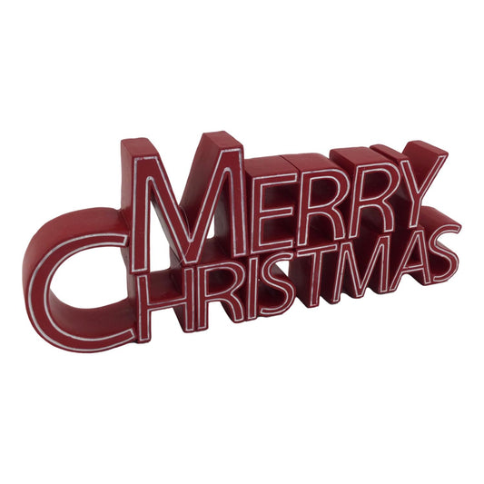RED MERRY CHRISTMAS SIGN RAR703