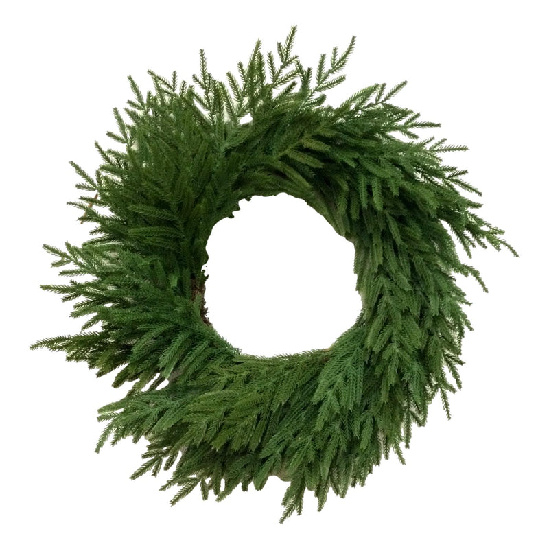 SOFT TOUCH 70CM PINE WREATH RFL012