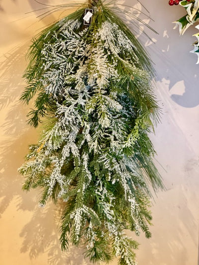 GREEN PINE SWAG HANGER RLY603