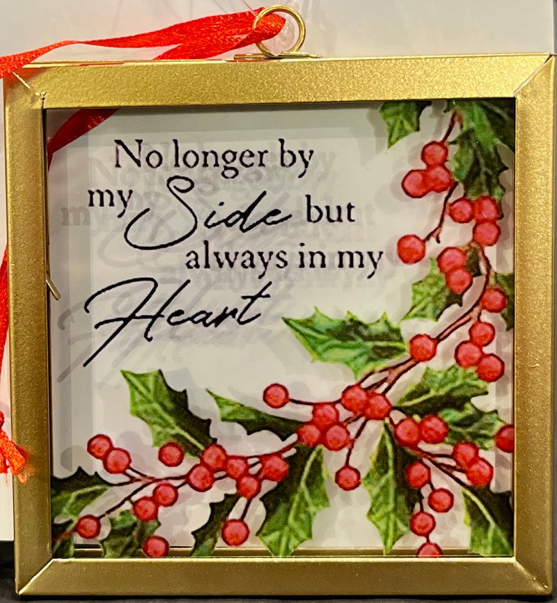 ALWAYS IN MY HEART HANGING ORNAMENT RNT607