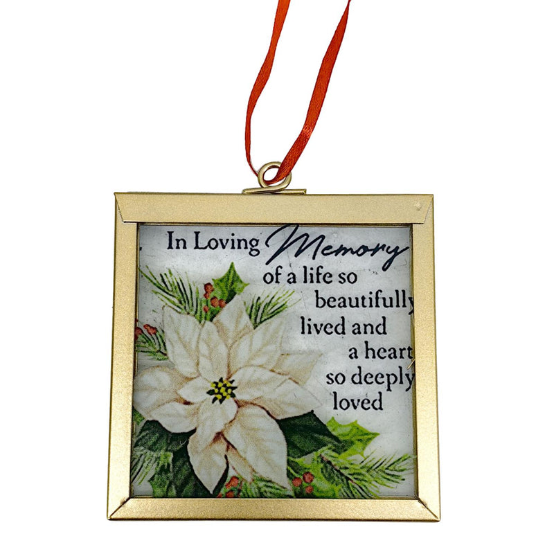 IN LOVING MEMORY HANGING ORNAMENT RNT608