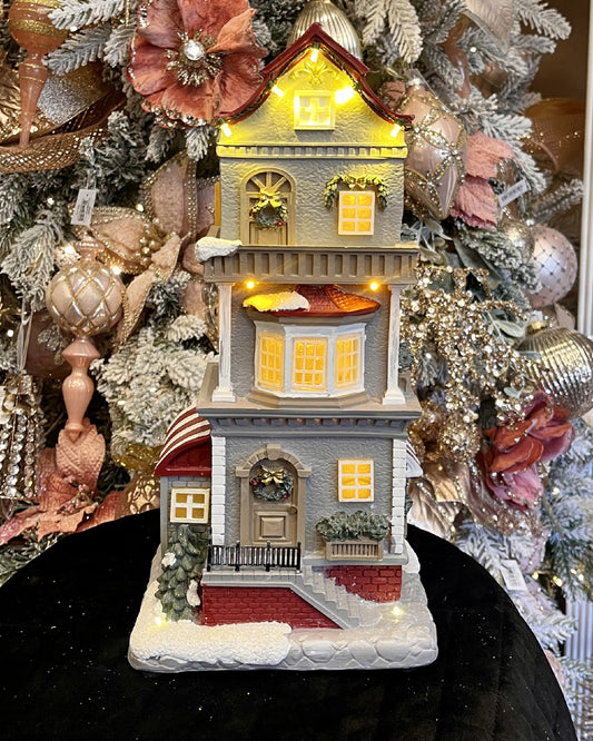 VILLAGE GREY LED HOUSE RXB001
