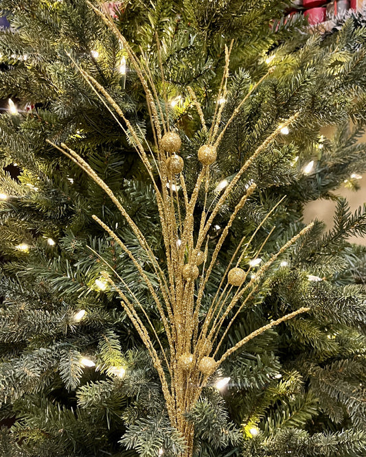 GOLD SPIKY BALL SPRAY RXD295