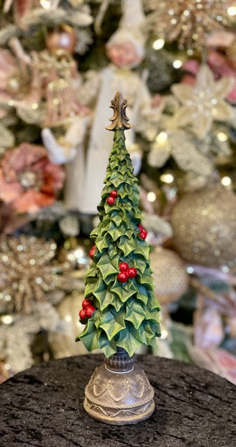 HOLLY LEAF CHRISTMAS TREE SMALL RXR407