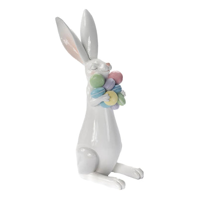 45CM BUNNY HUGGING MACARONS QAA009