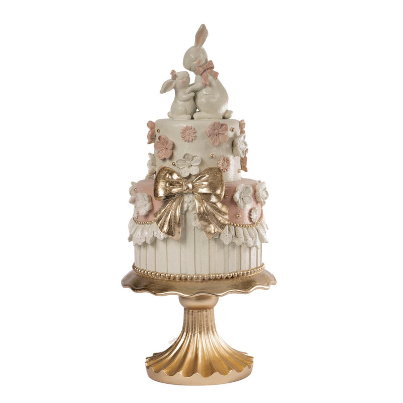 45CM 2 TIER BUNNY CAKE QAA011