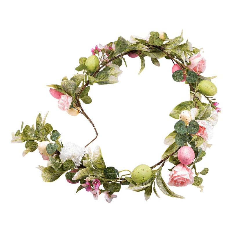 PINK FLORAL GARLAND QAD002