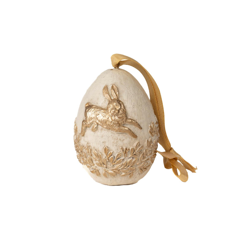 8CM JUMPING BUNNY EGG ORNAMENT QSN024