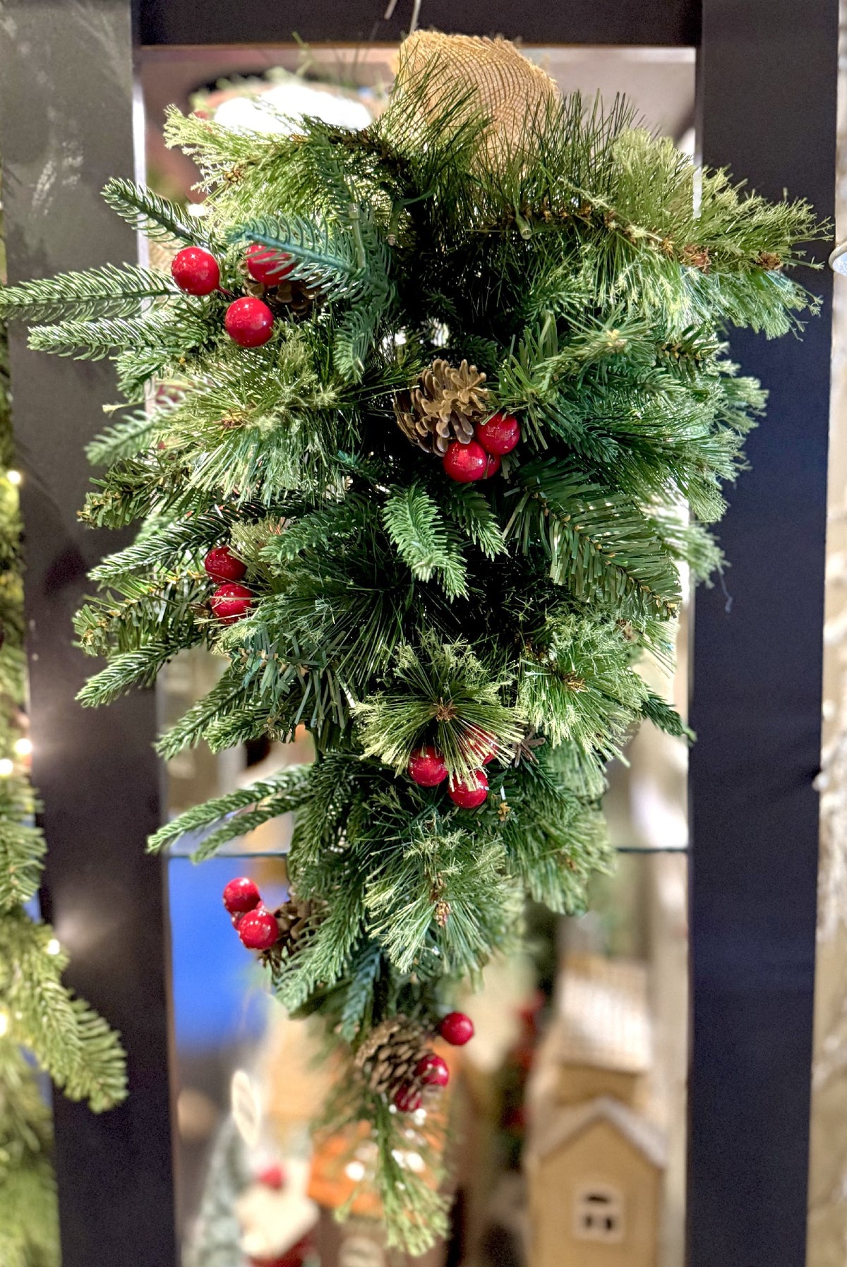 Classic Pine Pre-Lit LED Drop 50cm Grn XM1314