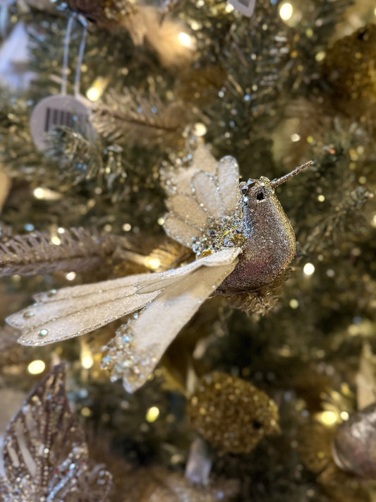 Hummingbird Clip 19x21cm Gold XM1596