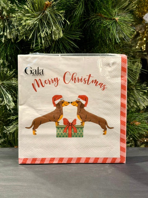 DACHSHUND 20PK 3PLY NAPKINS XM2407