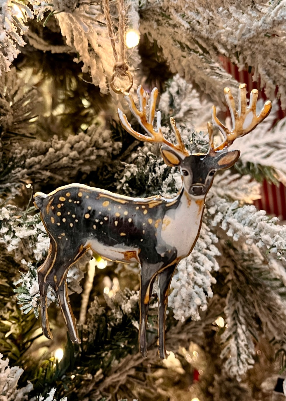 WILDER DEER HANGING ORNAMENT LT0161
