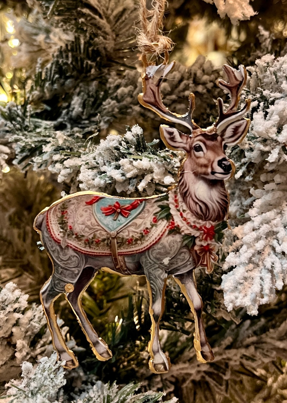 MARGO DEER HANGING ORNAMENT LT0162