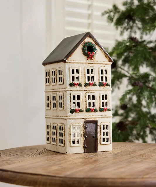 STONEWARE VILLAGE TEALIGHT HOUSE - Nordgard Grande Chalet YA0096