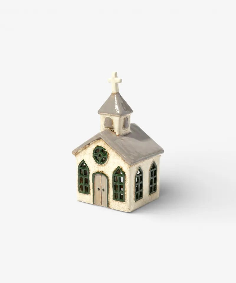 STONEAWARE VILLAGE TEALIGHT HOUSE - Nordgard Chapel YA0107