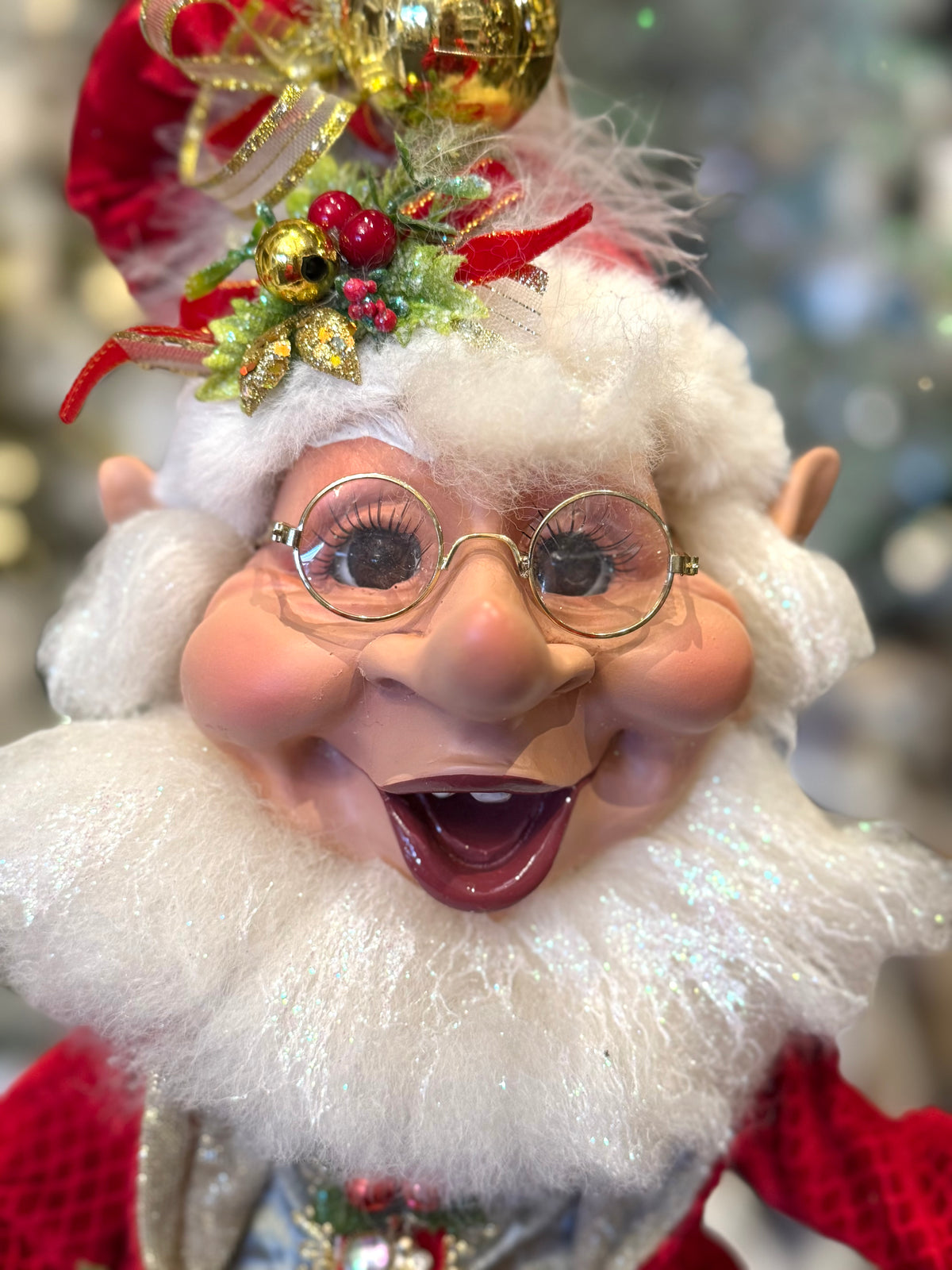 MARK ROBERTS - Medium Jolly Holly Elf 51-64082