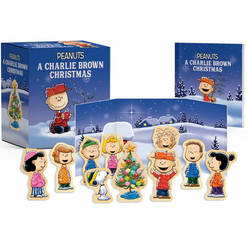 PEANUTS A CHARLIE BROWN CHRISTMAS WODDEN COLLECTIBLE SET