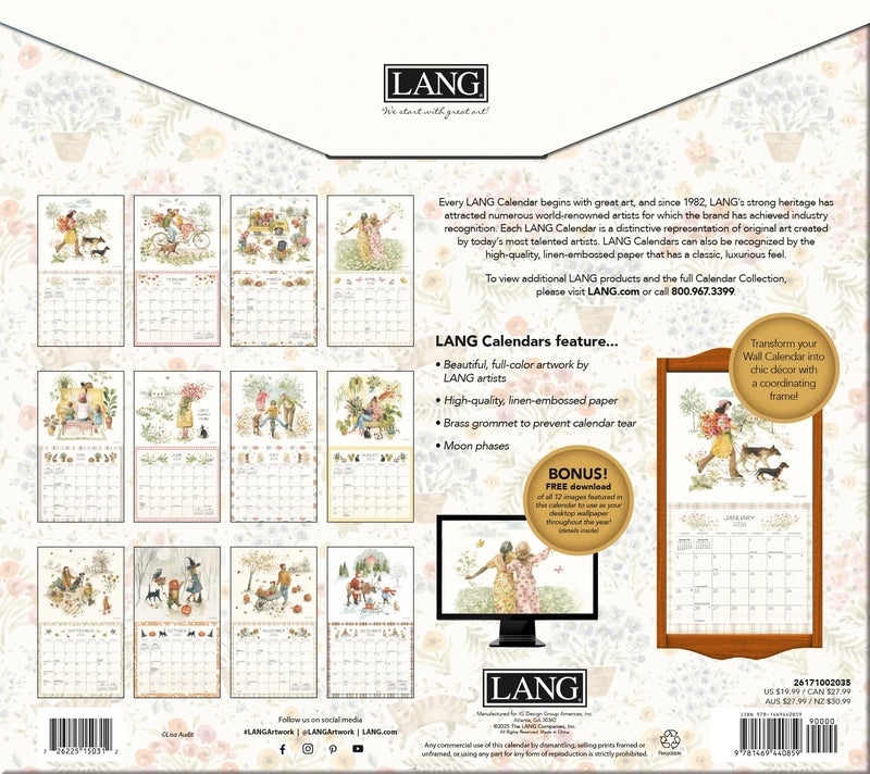LANG CALENDAR 2026 - BLISSFUL MOMENTS