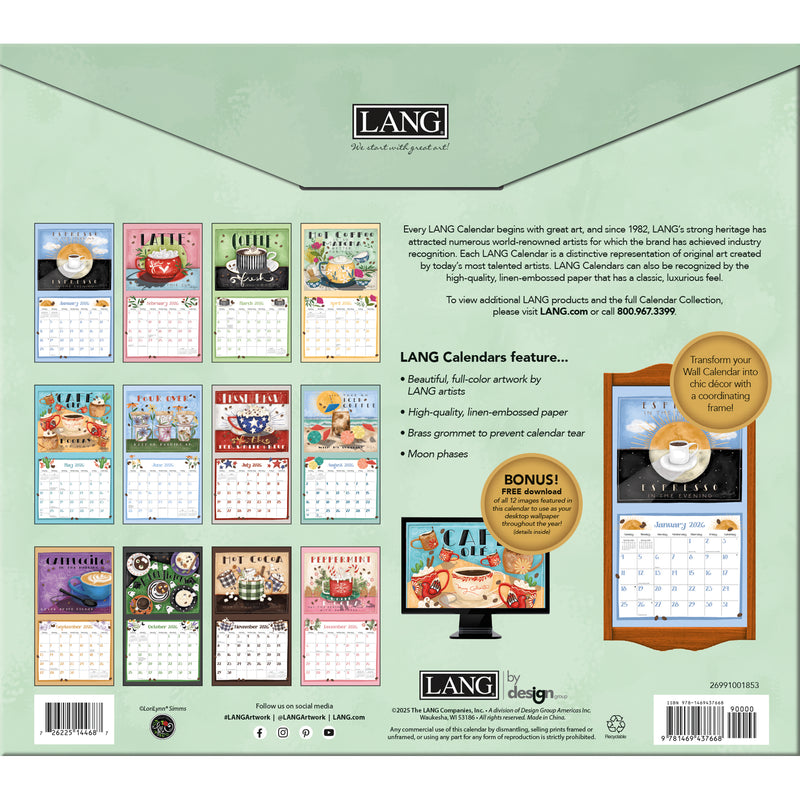 LANG CALENDAR 2026 - COFFEE