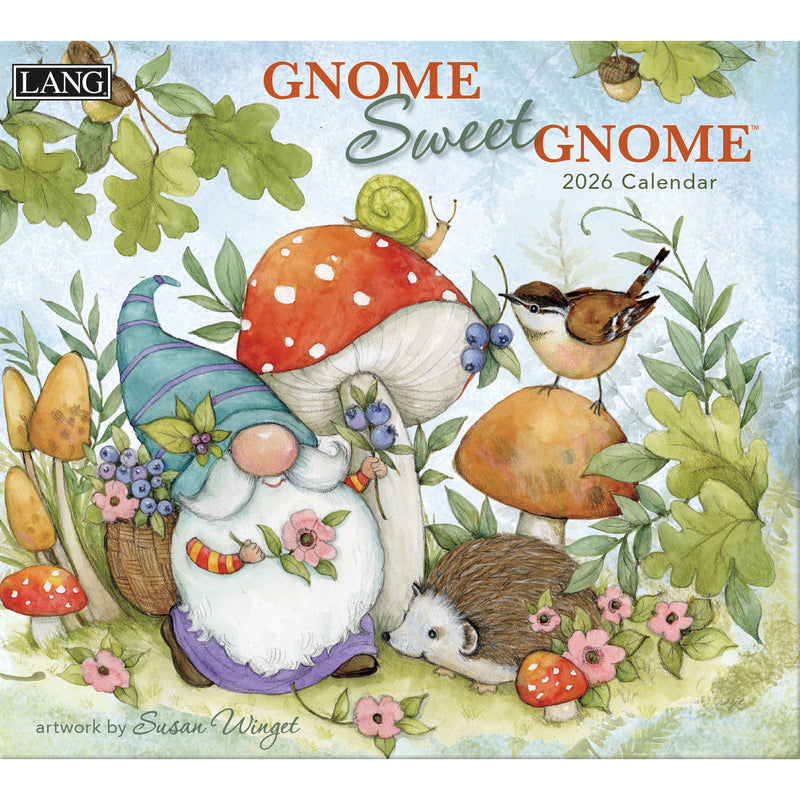 LANG CALENDAR 2026 - GNOME SWEET GNOME