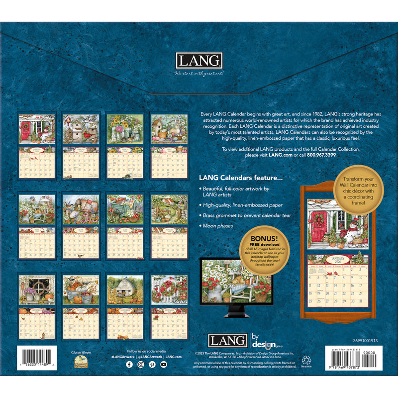 LANG CALENDAR 2026 - HEART & HOME