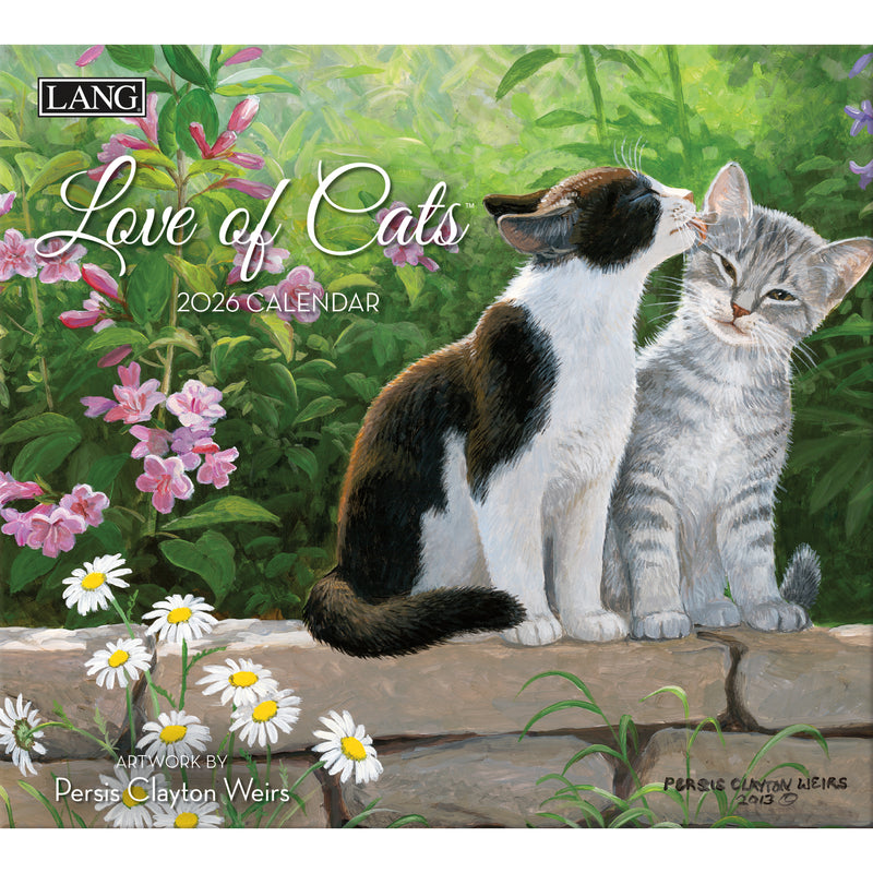 LANG CALENDAR 2026 - LOVE OF CATS