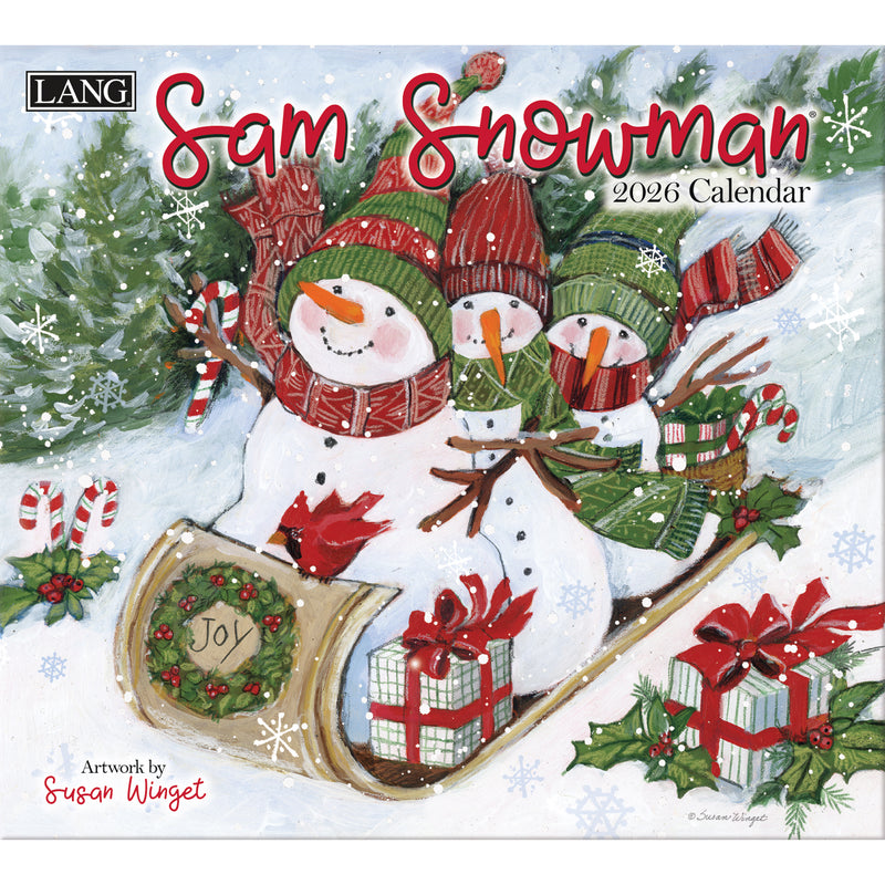 LANG CALENDAR 2026 - SAM SNOWMAN 
