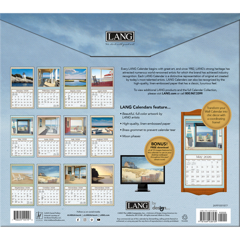 LANG CALENDAR 2026 - SEASIDE