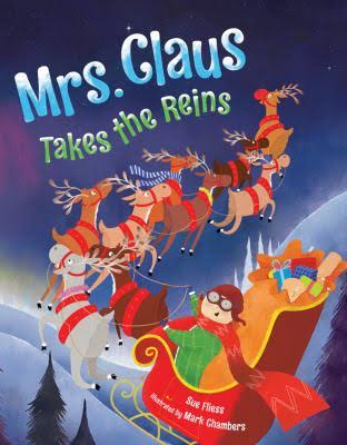 MRS CLAUS TAKES THE REINS HARDCOVER BOOK